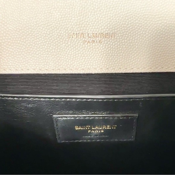 YSL Classic Monogram Envelope Bag Mixed Matelassé Grain de Poudre Leather Medium - Picture 13 of 14
